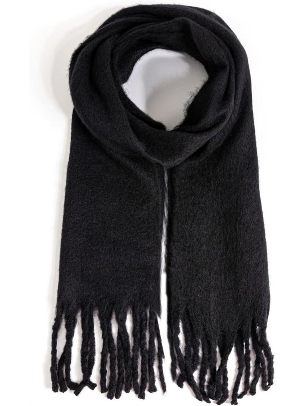 Cozy Oversized Chunky Scarf - Warm Thick Blanket Wrap, Colorful Long Solid Style